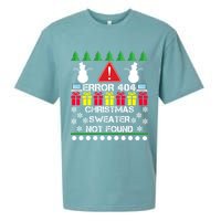 ERROR 404 Christmas Sweater Not Found Sueded Cloud Jersey T-Shirt