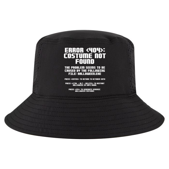 Error 404 Costume Not Found Funny Halloween Cool Comfort Performance Bucket Hat