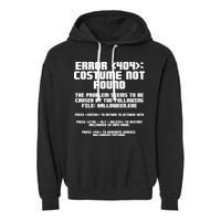 Error 404 Costume Not Found Funny Halloween Garment-Dyed Fleece Hoodie