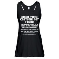 Error 404 Costume Not Found Funny Halloween Ladies Essential Flowy Tank