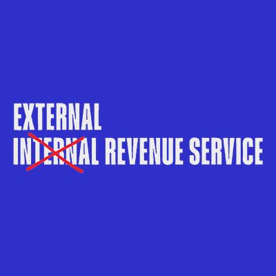 External Revenue Service Trump Maga Taxes T-Shirt