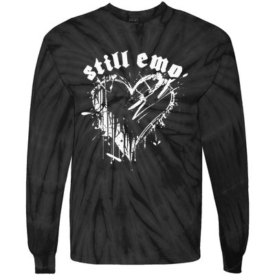 Emo Rock Still Emo 2000s Emo Ska Pop Punk Band Music Tie-Dye Long Sleeve Shirt