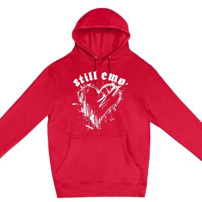 Emo Rock Still Emo 2000s Emo Ska Pop Punk Band Music Premium Pullover Hoodie