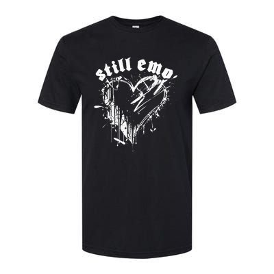 Emo Rock Still Emo 2000s Emo Ska Pop Punk Band Music Softstyle CVC T-Shirt