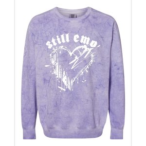 Emo Rock Still Emo 2000s Emo Ska Pop Punk Band Music Colorblast Crewneck Sweatshirt