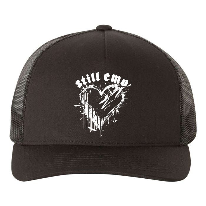 Emo Rock Still Emo 2000s Emo Ska Pop Punk Band Music Yupoong Adult 5-Panel Trucker Hat