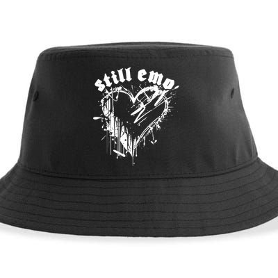 Emo Rock Still Emo 2000s Emo Ska Pop Punk Band Music Sustainable Bucket Hat