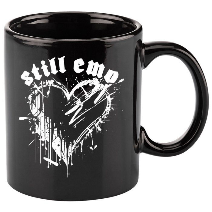 Emo Rock Still Emo 2000s Emo Ska Pop Punk Band Music 11oz C Handle Ceramic Mug