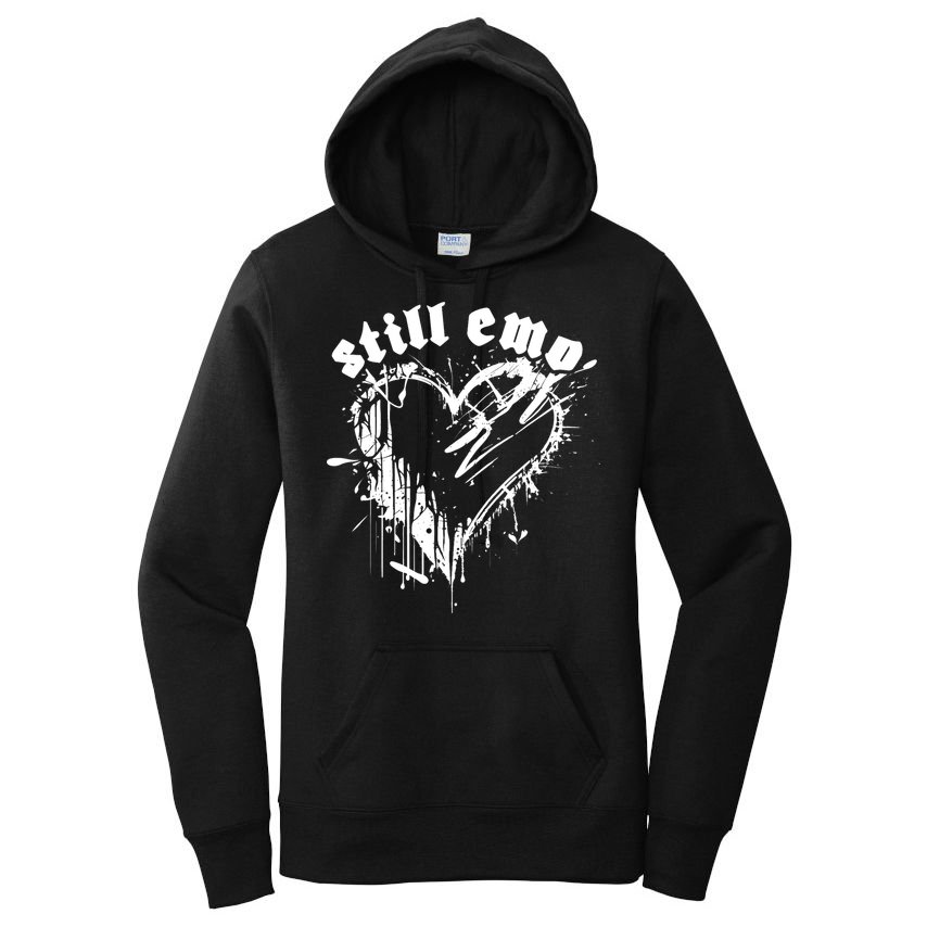 Emo Rock Still Emo 2000s Emo Ska Pop Punk Band Music Women's Pullover Hoodie