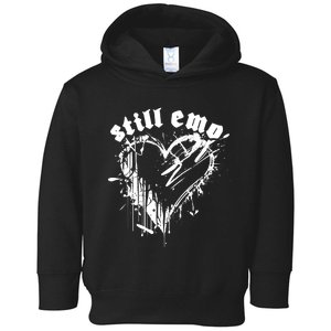 Emo Rock Still Emo 2000s Emo Ska Pop Punk Band Music Toddler Hoodie