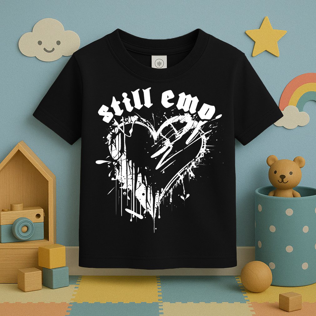 Emo Rock Still Emo 2000s Emo Ska Pop Punk Band Music Toddler T-Shirt