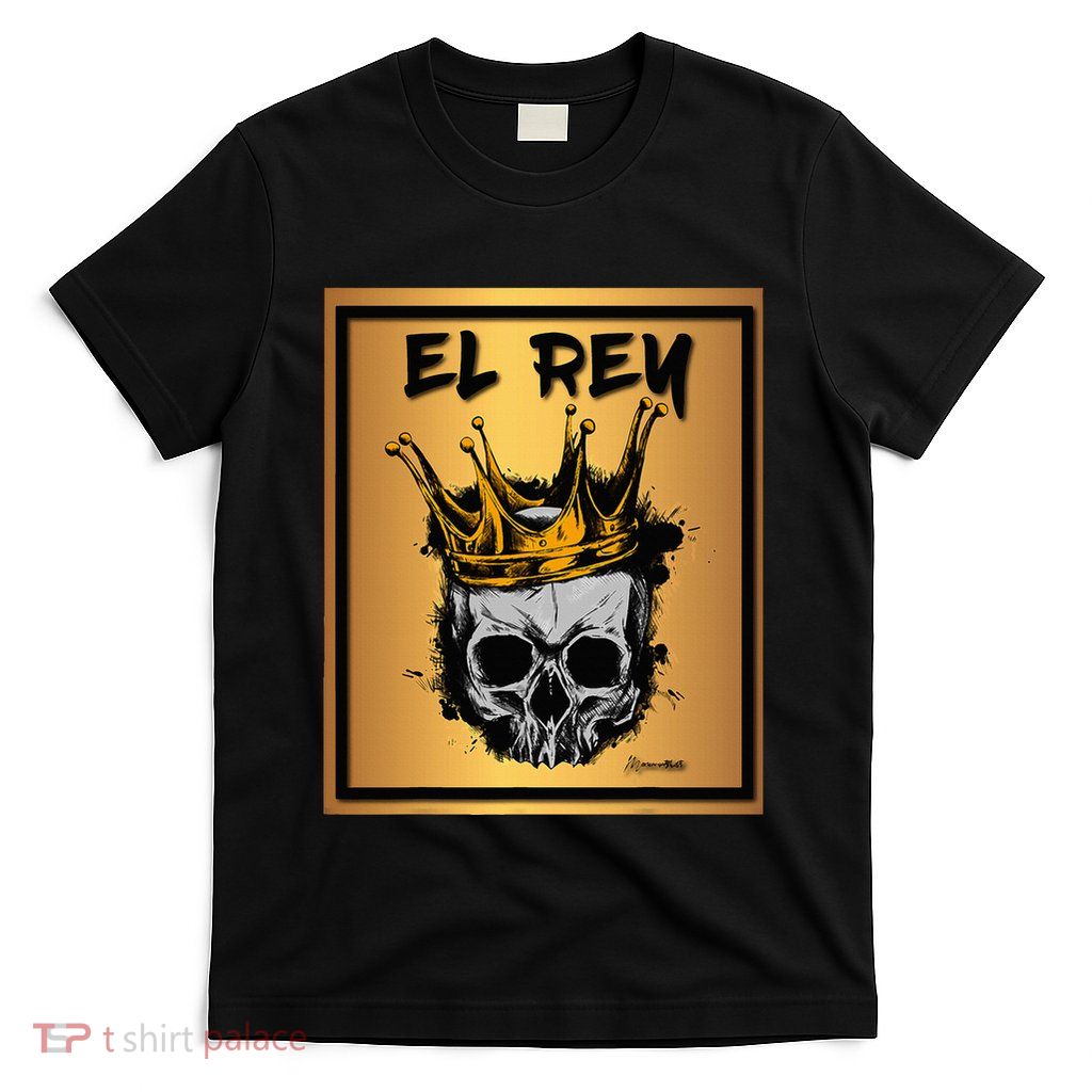 El Rey Skull Gold T-Shirt