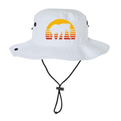 Elephant Retro Sunset Elephant Gift Legacy Cool Fit Booney Bucket Hat