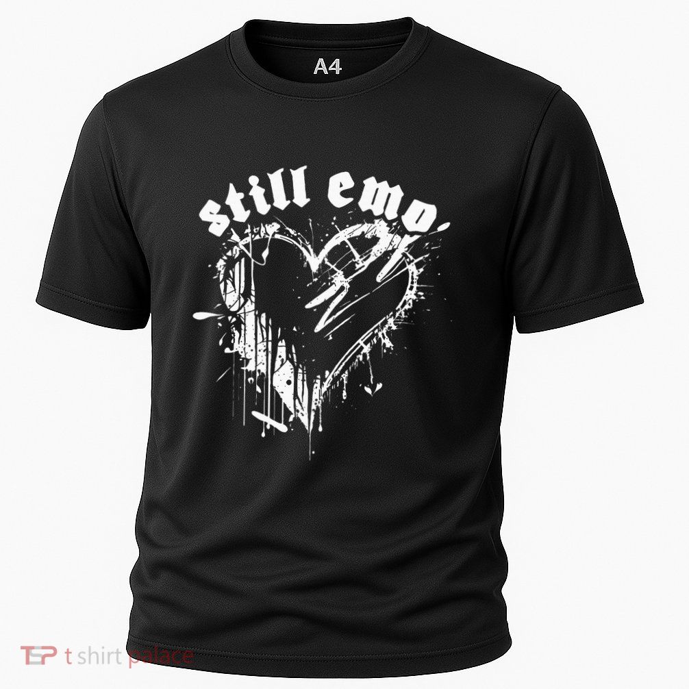 Emo Rock Still Emo 2000s Emo Ska Pop Punk Band Music Performance Shirt