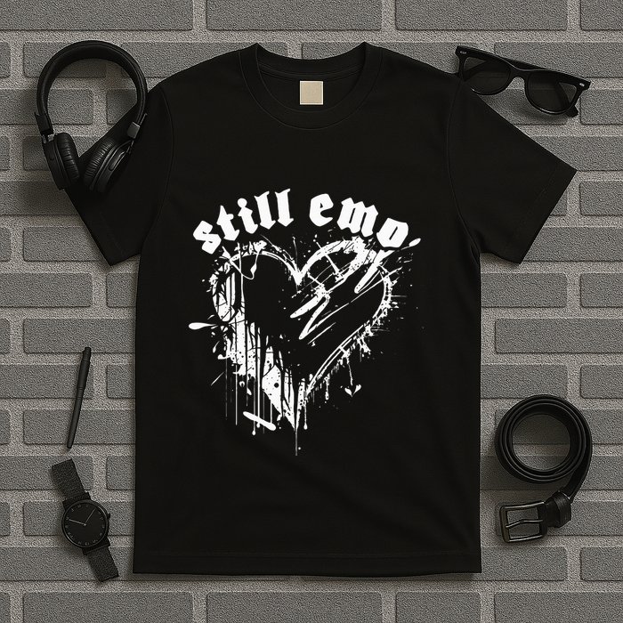 Emo Rock Still Emo 2000s Emo Ska Pop Punk Band Music T-Shirt
