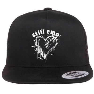 Emo Rock Still Emo 2000s Emo Ska Pop Punk Band Music Flatbill Hat