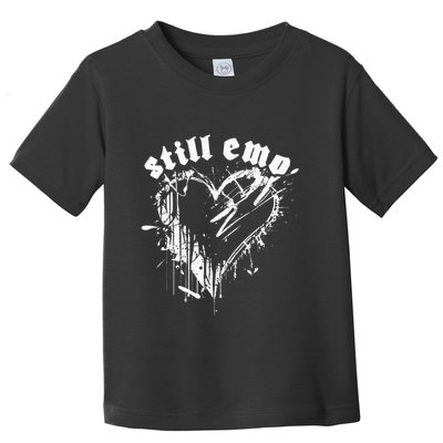 Emo Rock Still Emo 2000s Emo Ska Pop Punk Band Music Toddler T-Shirt