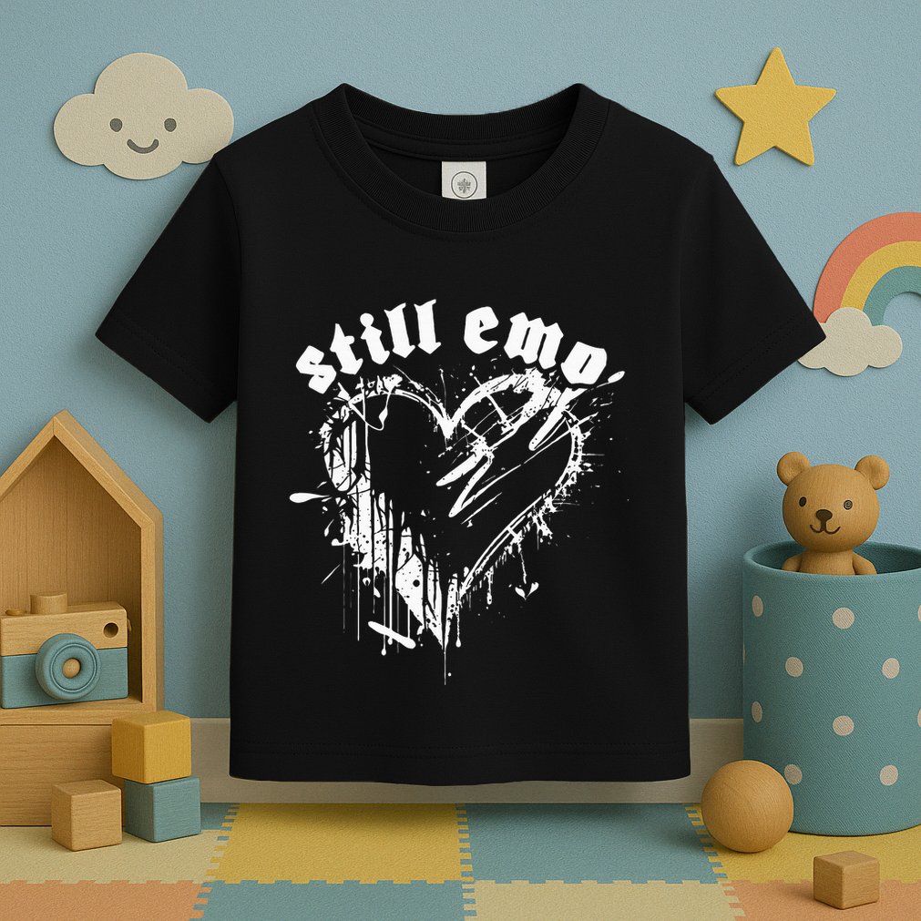 Emo Rock Still Emo 2000s Emo Ska Pop Punk Band Music Toddler T-Shirt