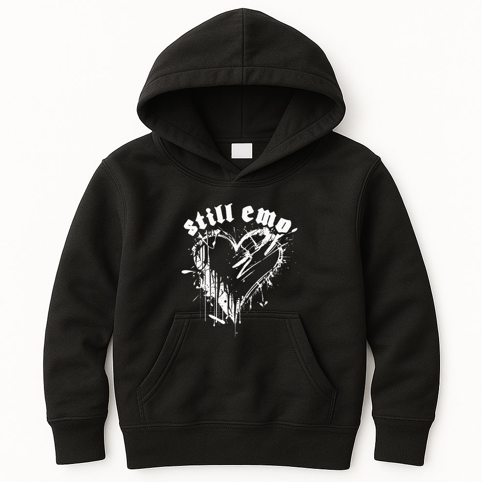 Emo Rock Still Emo 2000s Emo Ska Pop Punk Band Music Kids Hoodie