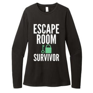 Escape Room Survivor Womens CVC Long Sleeve Shirt