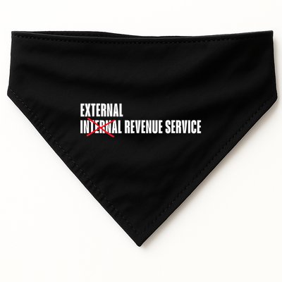 External Revenue Service Trump Maga Taxes USA-Made Doggie Bandana