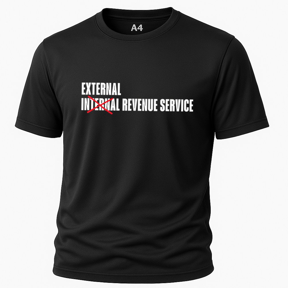 External Revenue Service Trump Maga Taxes Cooling Performance Crew T-Shirt