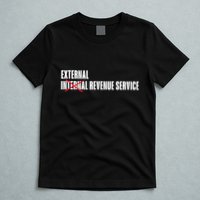 External Revenue Service Trump Maga Taxes T-Shirt