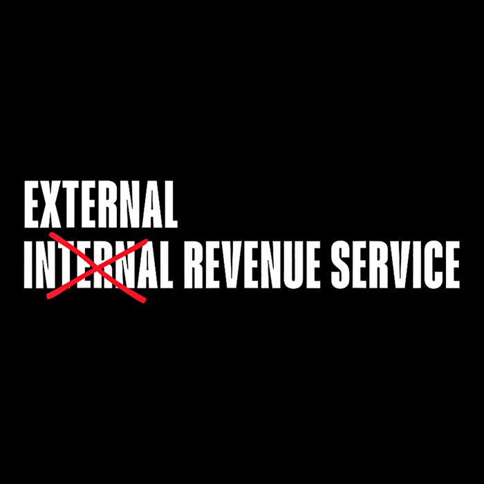 External Revenue Service Trump Maga Taxes T-Shirt