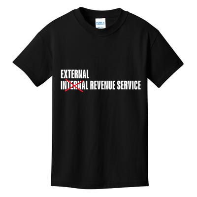 External Revenue Service Trump Maga Taxes Kids T-Shirt