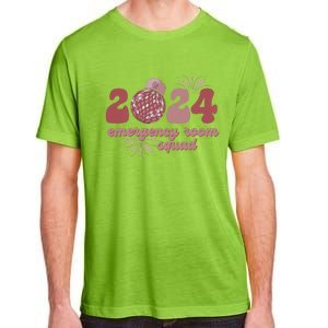  Emergency Room Squad New Year's Eve 2024 Disco Ball  Adult ChromaSoft Performance T-Shirt