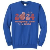  Emergency Room Squad New Year's Eve 2024 Disco Ball  Sweatshirt