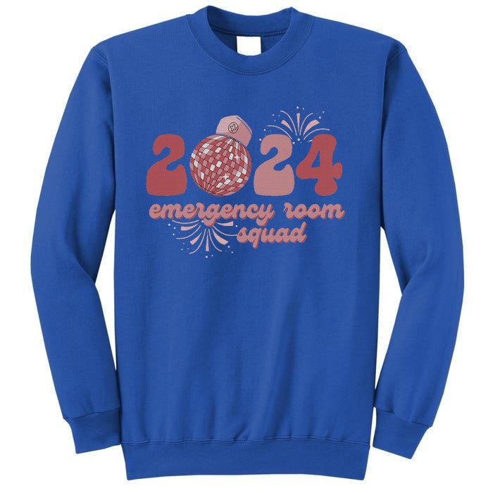  Emergency Room Squad New Year's Eve 2024 Disco Ball  Sweatshirt