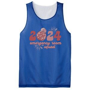  Emergency Room Squad New Year's Eve 2024 Disco Ball  Mesh Reversible Basketball Jersey Tank