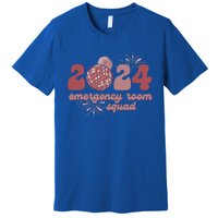  Emergency Room Squad New Year's Eve 2024 Disco Ball  Premium T-Shirt