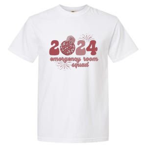  Emergency Room Squad New Year's Eve 2024 Disco Ball  Garment-Dyed Heavyweight T-Shirt