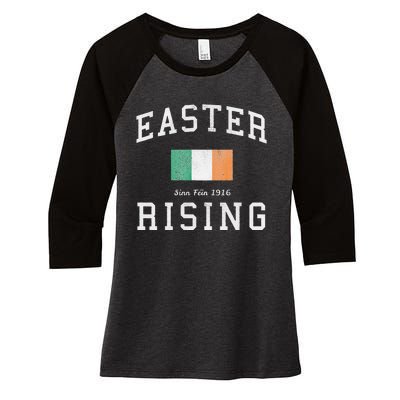 Easter Rising Sinn Fein 1916 Women's Tri-Blend 3/4-Sleeve Raglan Shirt