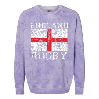 England Rugby Shirts England Flag England Jersey Men Women Colorblast Crewneck Sweatshirt