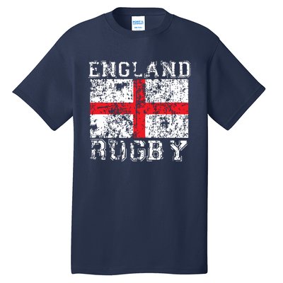 England Rugby Shirts England Flag England Jersey Men Women Tall T-Shirt