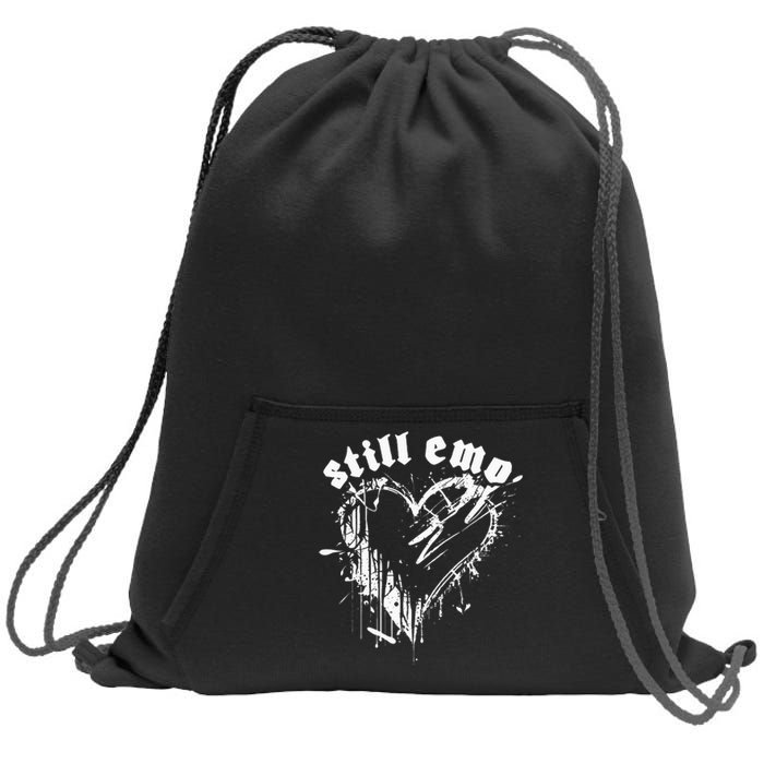 Emo Rock Still Emo 2000s Emo Ska Pop Punk Band Music Sweatshirt Cinch Pack Bag