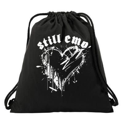 Emo Rock Still Emo 2000s Emo Ska Pop Punk Band Music Drawstring Bag