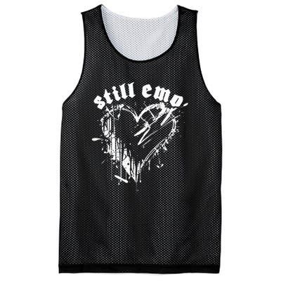 Emo Rock Still Emo 2000s Emo Ska Pop Punk Band Music Mesh Reversible Basketball Jersey Tank