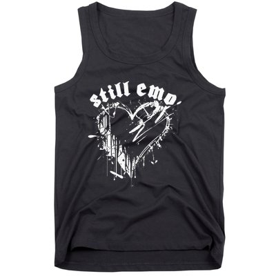 Emo Rock Still Emo 2000s Emo Ska Pop Punk Band Music Tank Top