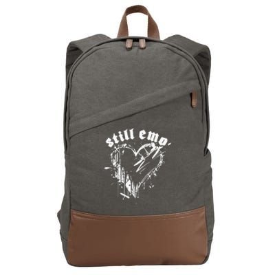 Emo Rock Still Emo 2000s Emo Ska Pop Punk Band Music Cotton Canvas Backpack