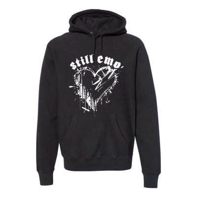 Emo Rock Still Emo 2000s Emo Ska Pop Punk Band Music Premium Hoodie