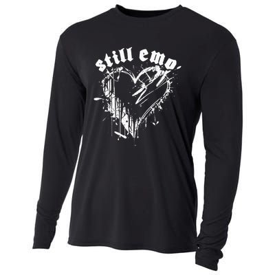 Emo Rock Still Emo 2000s Emo Ska Pop Punk Band Music Cooling Performance Long Sleeve Crew