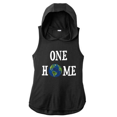 Extinction Rebellion Save Our Planet Environt Campaign Gift Ladies PosiCharge Tri-Blend Wicking Draft Hoodie Tank