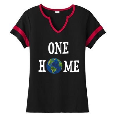 Extinction Rebellion Save Our Planet Environt Campaign Gift Ladies Halftime Notch Neck Tee