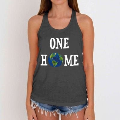 Extinction Rebellion Save Our Planet Environt Campaign Gift Women's Knotted Racerback Tank