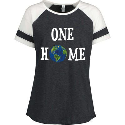 Extinction Rebellion Save Our Planet Environt Campaign Gift Enza Ladies Jersey Colorblock Tee