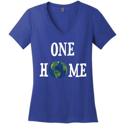 Extinction Rebellion Save Our Planet Environt Campaign Gift Women's V-Neck T-Shirt